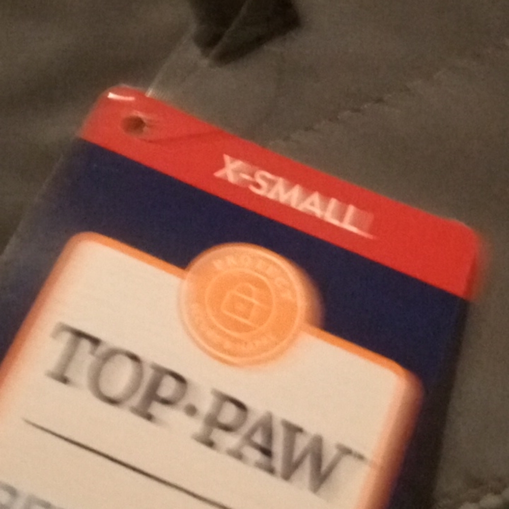 XS Top Paw Grey Dog Vest - Picture 6 of 7